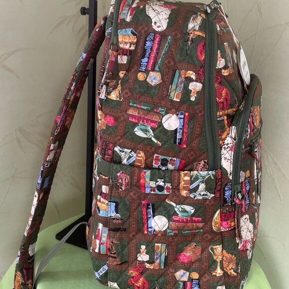 VERA BRADLEY HARRY POTTER BANCROFT BACKPACK:NWT HOGWARTS LIBRARY main image 7